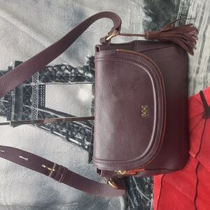 Mercer and Madison burgundy bag